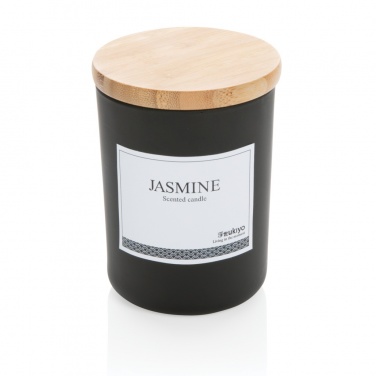 Logo trade promotional items picture of: Ukiyo deluxe scented candle with bamboo lid