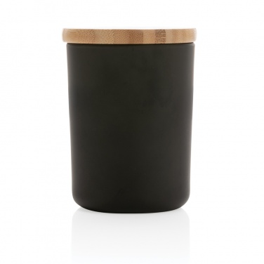 Logo trade advertising products picture of: Ukiyo deluxe scented candle with bamboo lid