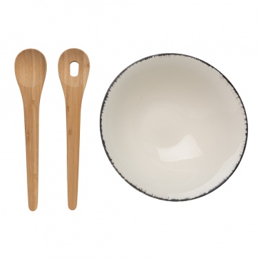 Logotrade business gift image of: Ukiyo salad bowl with bamboo salad server