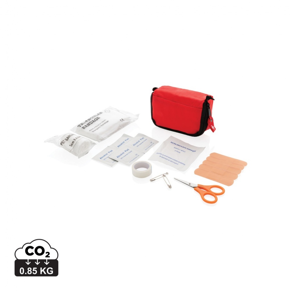 Logotrade promotional product picture of: First aid set in pouch