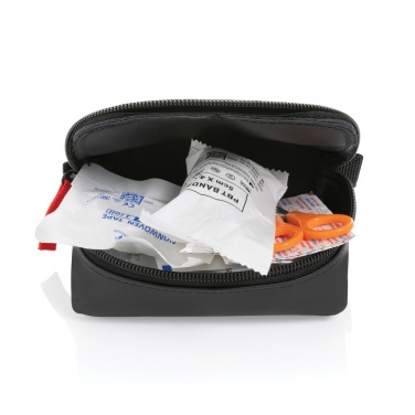 Logotrade advertising products photo of: RCS recycled nubuck PU pouch first aid set mailable