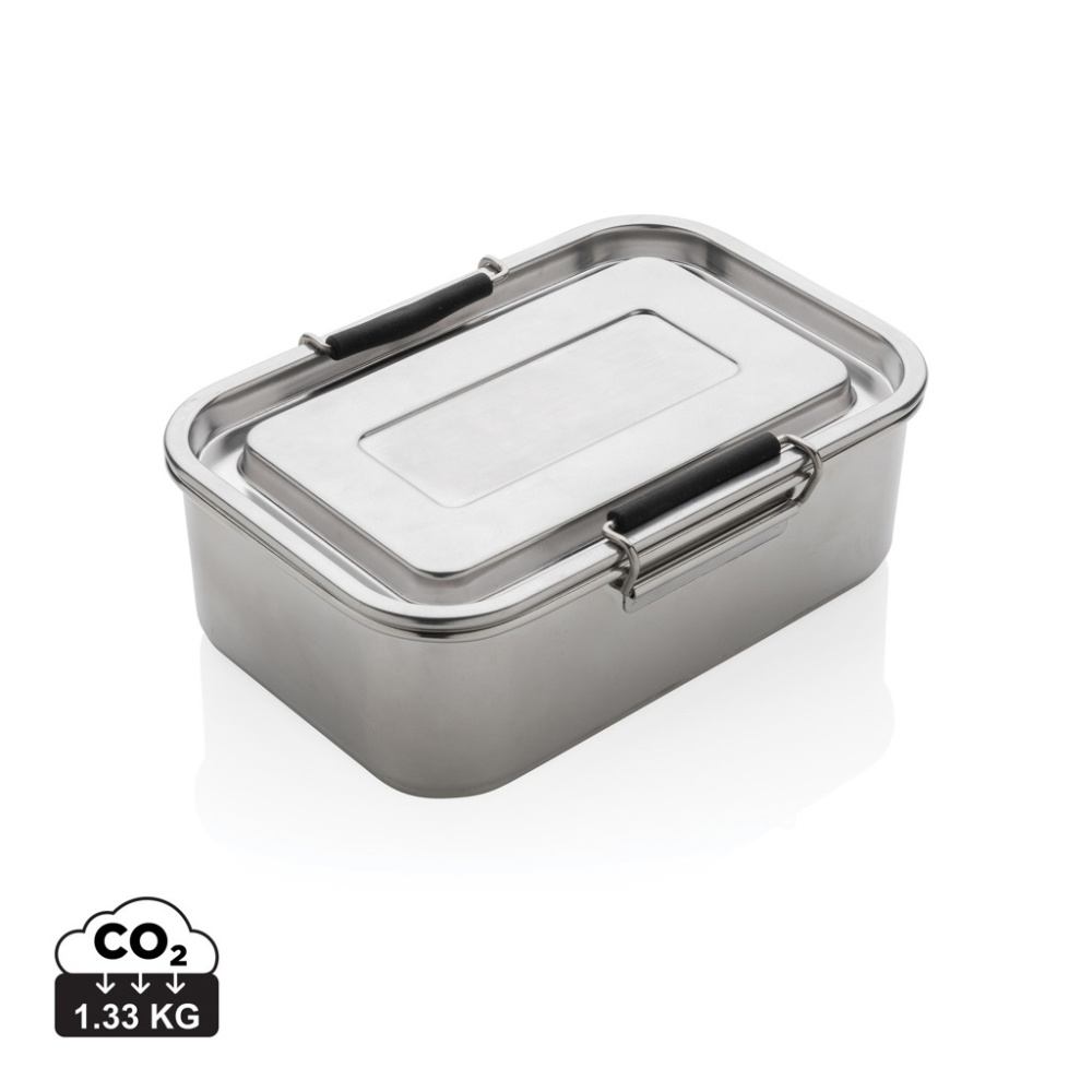 Logo trade corporate gifts picture of: RCS Recycled stainless steel leakproof lunch box