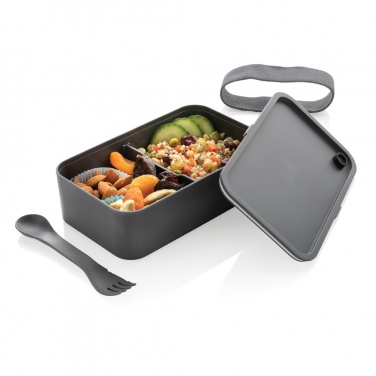 Logo trade promotional giveaways image of: PP lunchbox with spork