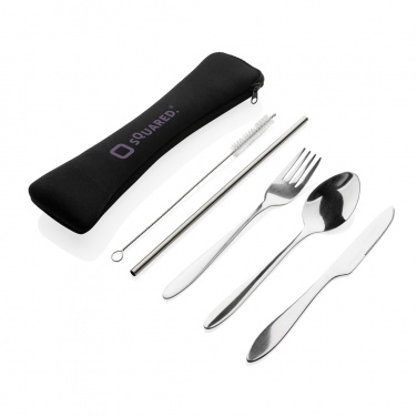 Logotrade business gifts photo of: 4 PCS stainless steel re-usable cutlery set