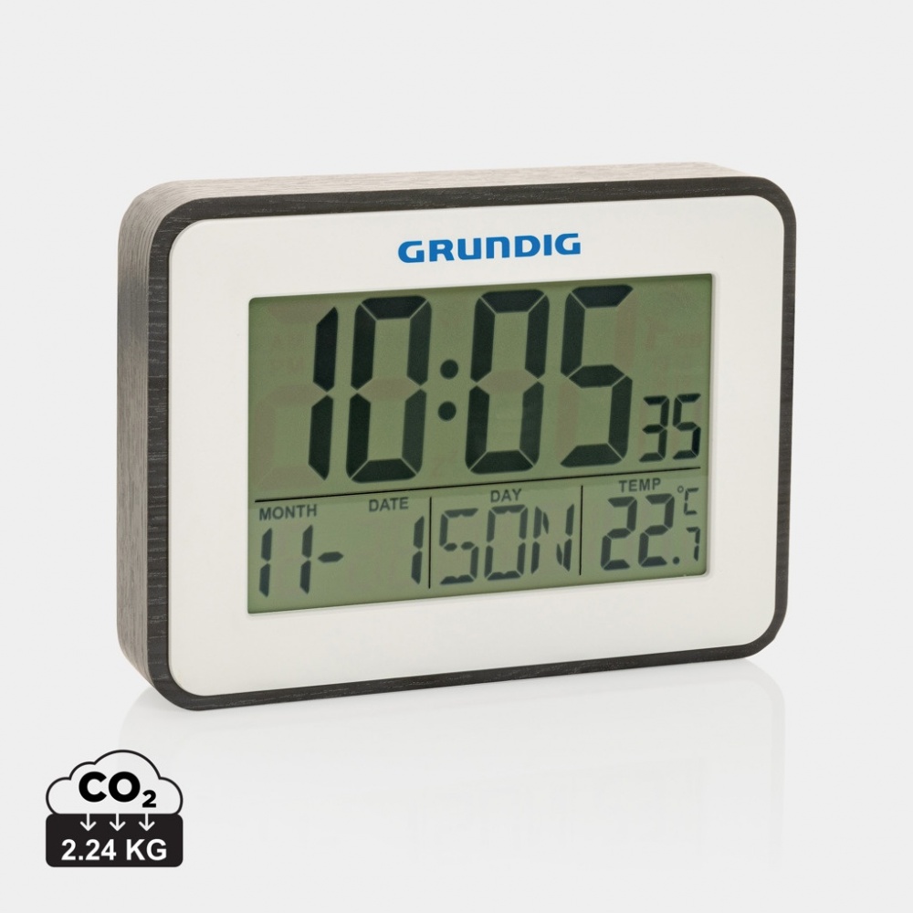 Logotrade promotional merchandise photo of: Grundig weatherstation alarm and calendar