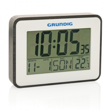 Logo trade promotional items image of: Grundig weatherstation alarm and calendar