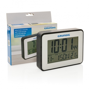 Logo trade corporate gift photo of: Grundig weatherstation alarm and calendar