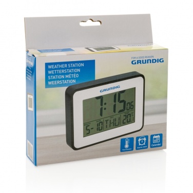 Logotrade advertising products photo of: Grundig weatherstation alarm and calendar
