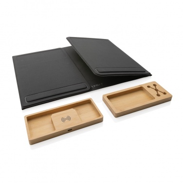 Logo trade business gift photo of: Impact AWARE RPET Foldable desk organizer with laptop stand