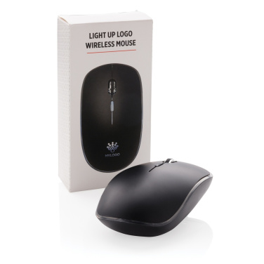 Logo trade promotional items picture of: Light up logo wireless mouse
