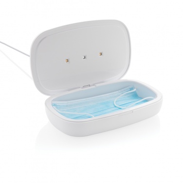 Logotrade corporate gifts photo of: UV-C steriliser box with 5W wireless charger