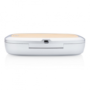 Logo trade advertising products image of: Rena UV-C steriliser box with 5W wireless charger
