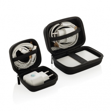 Logo trade promotional merchandise photo of: Boost RCS reycled PET 20W type C 2 pcs charging set