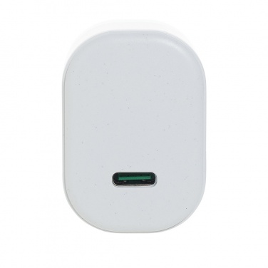 Logo trade corporate gift photo of: Surge RCS recyled PET 20W type C 3 pcs charging set