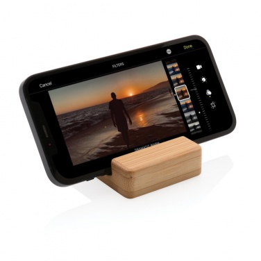 Logotrade advertising product image of: Bamboo phone stand XD