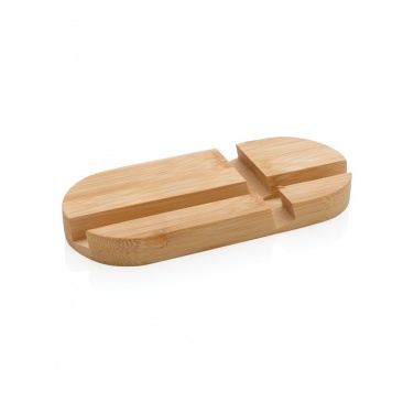 Logotrade advertising products photo of: Bamboo tablet and phone holder