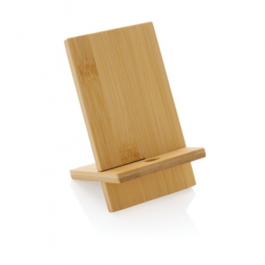 Logotrade business gift image of: Bamboo phone stand in kraft box
