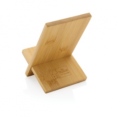 Logotrade promotional products photo of: Bamboo phone stand in kraft box