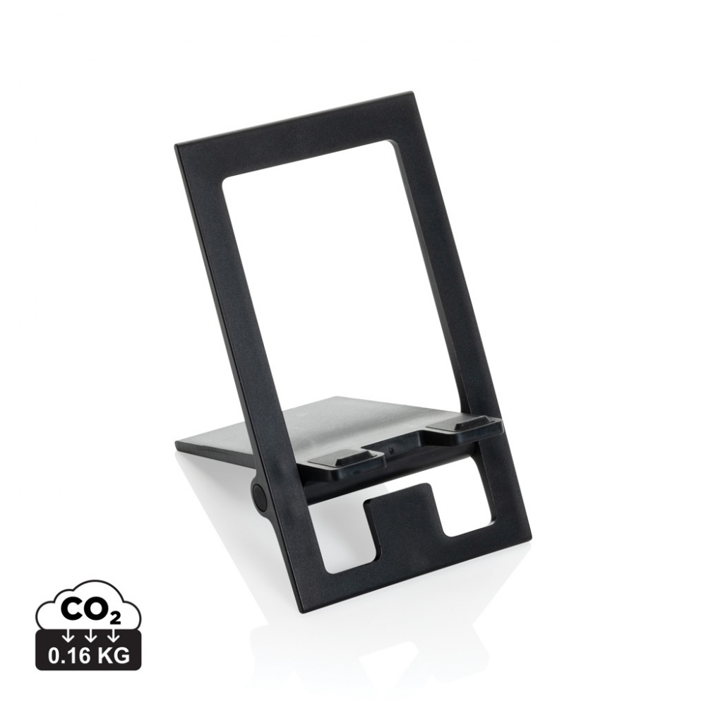 Logo trade promotional giveaways picture of: SnapStand RCS recycled plastic foldable phone stand