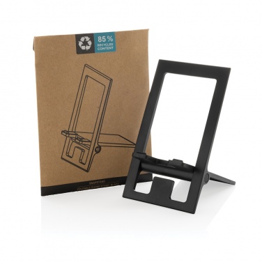 Logotrade corporate gift picture of: SnapStand RCS recycled plastic foldable phone stand