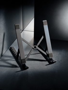Logo trade promotional gift photo of: Terra RCS recycled aluminium universal laptop/tablet stand