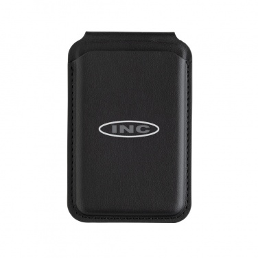 Logo trade promotional items picture of: Magstand RCS recycled PU magnetic phone wallet with stand