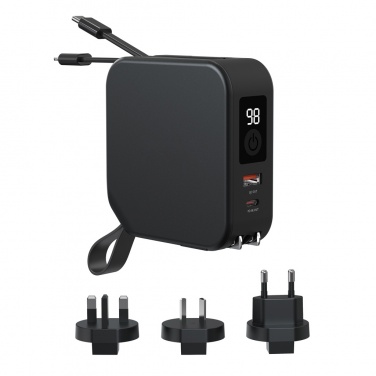 Logo trade promotional giveaways image of: Urban Vitamin Saratoga 5 in 1 universal charger