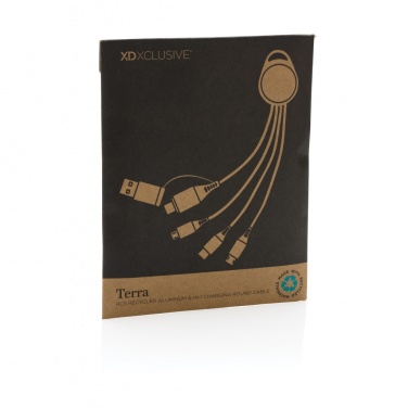 Logotrade advertising product image of: Terra RCS recycled aluminium 6-in-1 charging cable