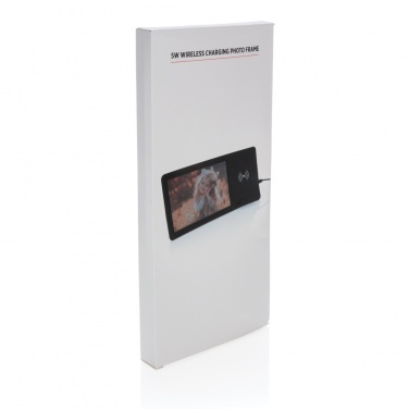 Logo trade corporate gift photo of: 5W Wireless charger and photo frame