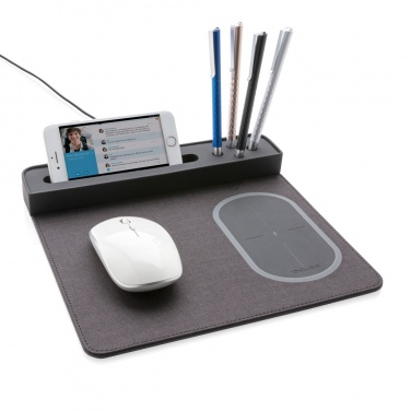 Logotrade promotional gift picture of: Air mousepad with 5W wireless charging and USB