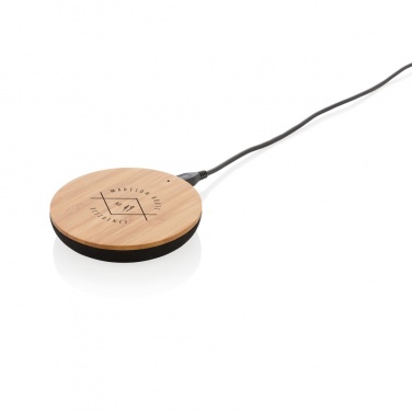 Logotrade advertising product picture of: Bamboo X 5W wireless charger