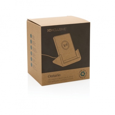 Logo trade promotional gifts picture of: Ontario  RCS recycled plastic 10W stand