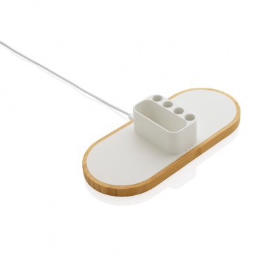 Logo trade promotional merchandise picture of: Ontario RCS rplastic 10W dual wireless