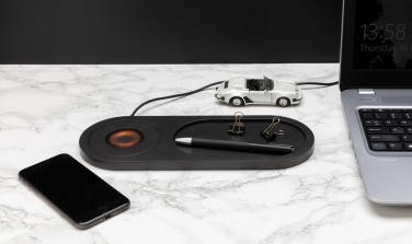 Logotrade promotional product picture of: Encore 10W wireless charging valet tray