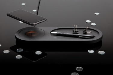 Logo trade promotional gifts picture of: Encore 10W wireless charging valet tray