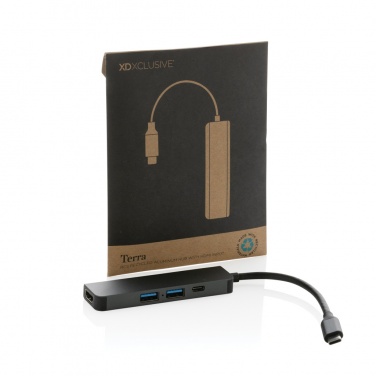 Logotrade promotional merchandise picture of: Terra RCS recycled aluminum hub with HDMI input