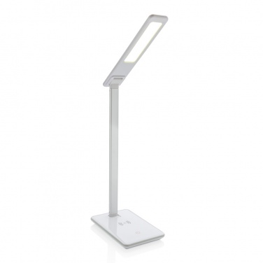 Logo trade corporate gifts picture of: 5W Wireless Charging Desk Lamp