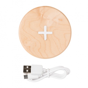 Logotrade promotional giveaways photo of: 5W wood wireless charger