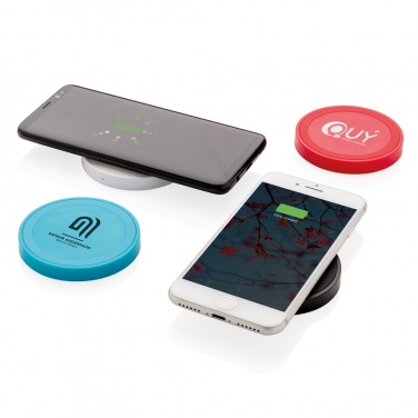 Logotrade promotional merchandise photo of: 5W wireless charging pad round