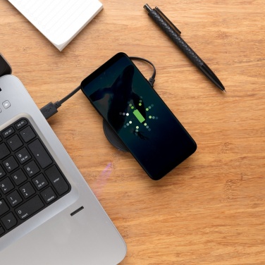 Logo trade promotional gift photo of: 5W wireless charging pad round