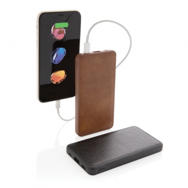 Logotrade promotional giveaways photo of: Tusca 10.000 mAh PU powerbank