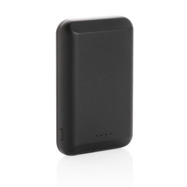 Logo trade promotional item photo of: Magnetic 5.000 mAh 5W wireless powerbank