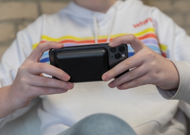 Logo trade promotional giveaways picture of: Magnetic 5.000 mAh 5W wireless powerbank