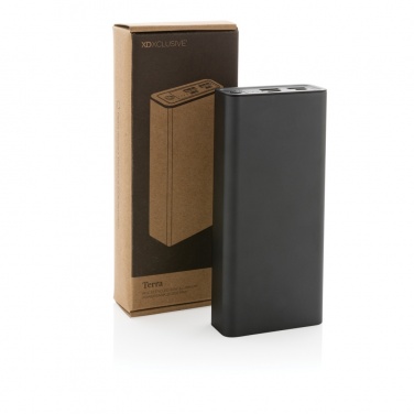 Logotrade promotional giveaway image of: Terra RCS recycled 20W aluminium powerbank 20.000 mAh