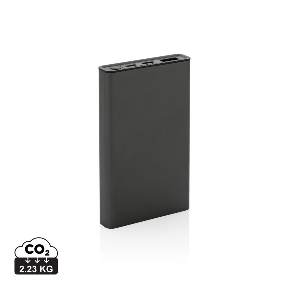 Logotrade promotional giveaways photo of: Terra RCS recycled aluminium powerbank 5.000 mAh