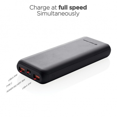 Logotrade promotional item picture of: Urban Vitamin Pasadena 20.000 mAh 18W PD powerbank