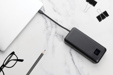 Logo trade promotional giveaways image of: Gridley RCS rplastic 20000 65W laptop powerbank