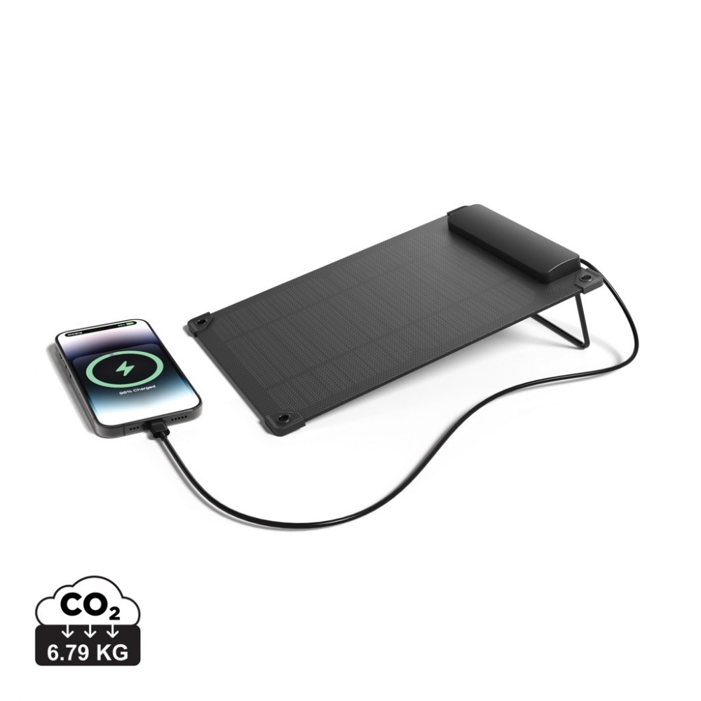 Logotrade promotional gift picture of: Solarpulse rplastic portable solar panel 5W