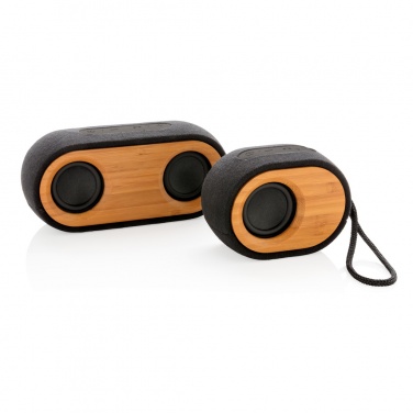 Logo trade promotional products image of: Bamboo X  speaker