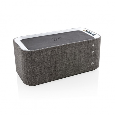 Logotrade corporate gift picture of: Vogue wireless charging speaker